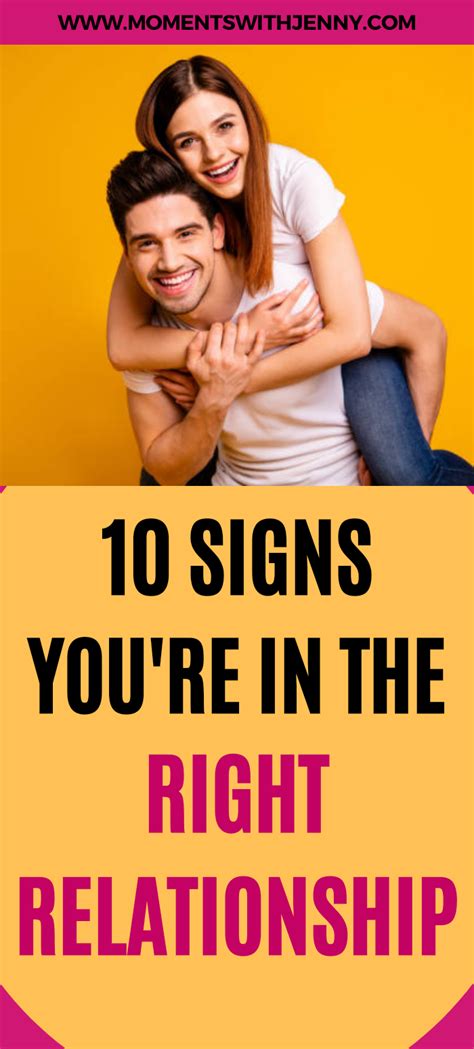 signs youre dating the right person